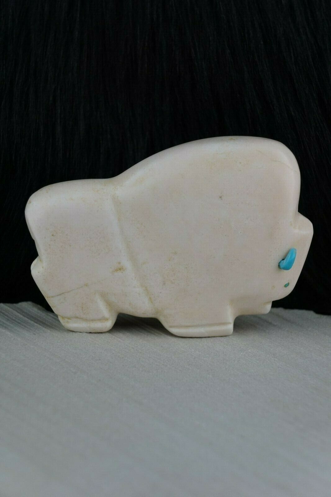 Buffalo Zuni Fetish Carving - Joshua Leki - High Lonesome Trading
