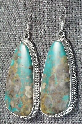 Turquoise & Sterling Silver Earrings - Verley Betone