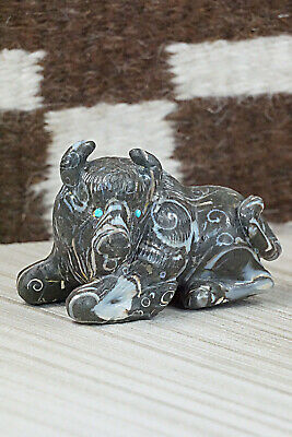 Buffalo Zuni Fetish Carving - Wilfred Cheama