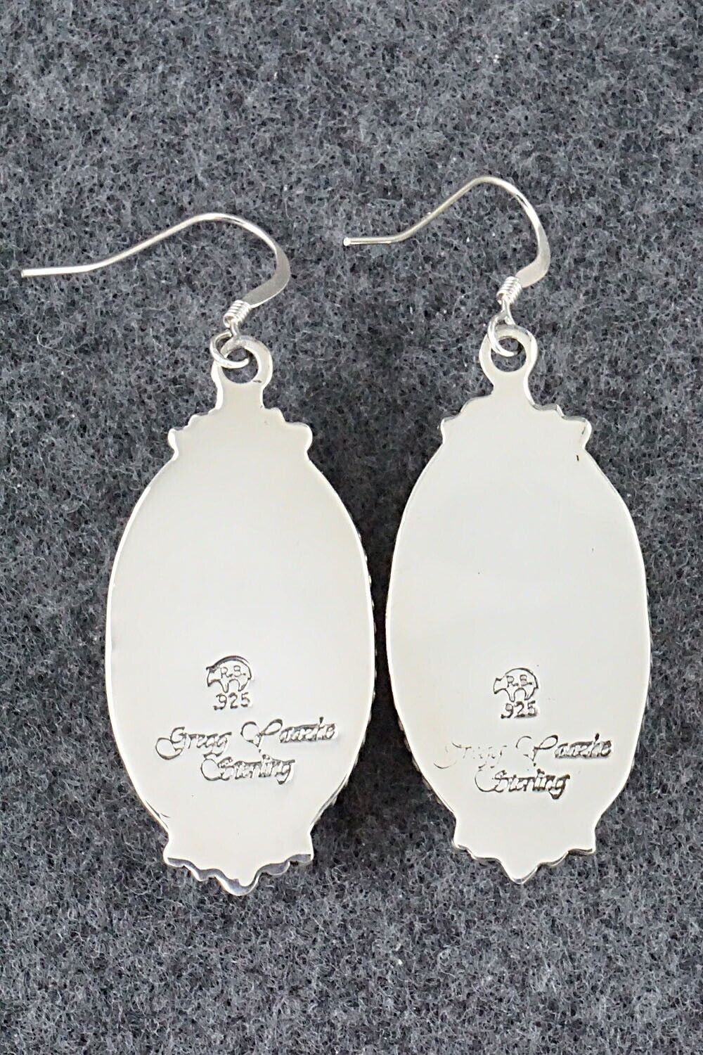 Turquoise & Sterling Silver Earrings - Gregg Yazzie