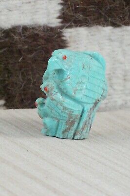 Eagle Zuni Fetish Carving - Derrick Kaamasee