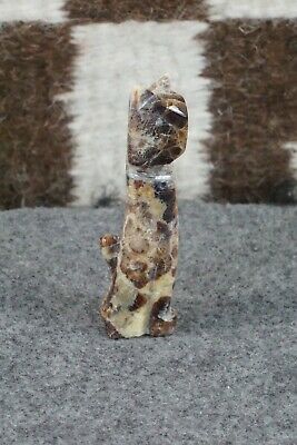 Cat Zuni Fetish Carving - Kenny Chavez