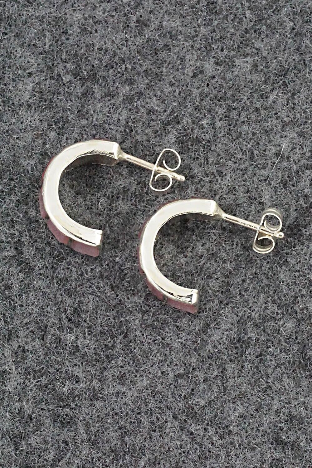 Mother of Pearl & Sterling Silver Earrings - Glennetta Luna