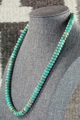 Turquoise & Sterling Silver Necklace - Navajo