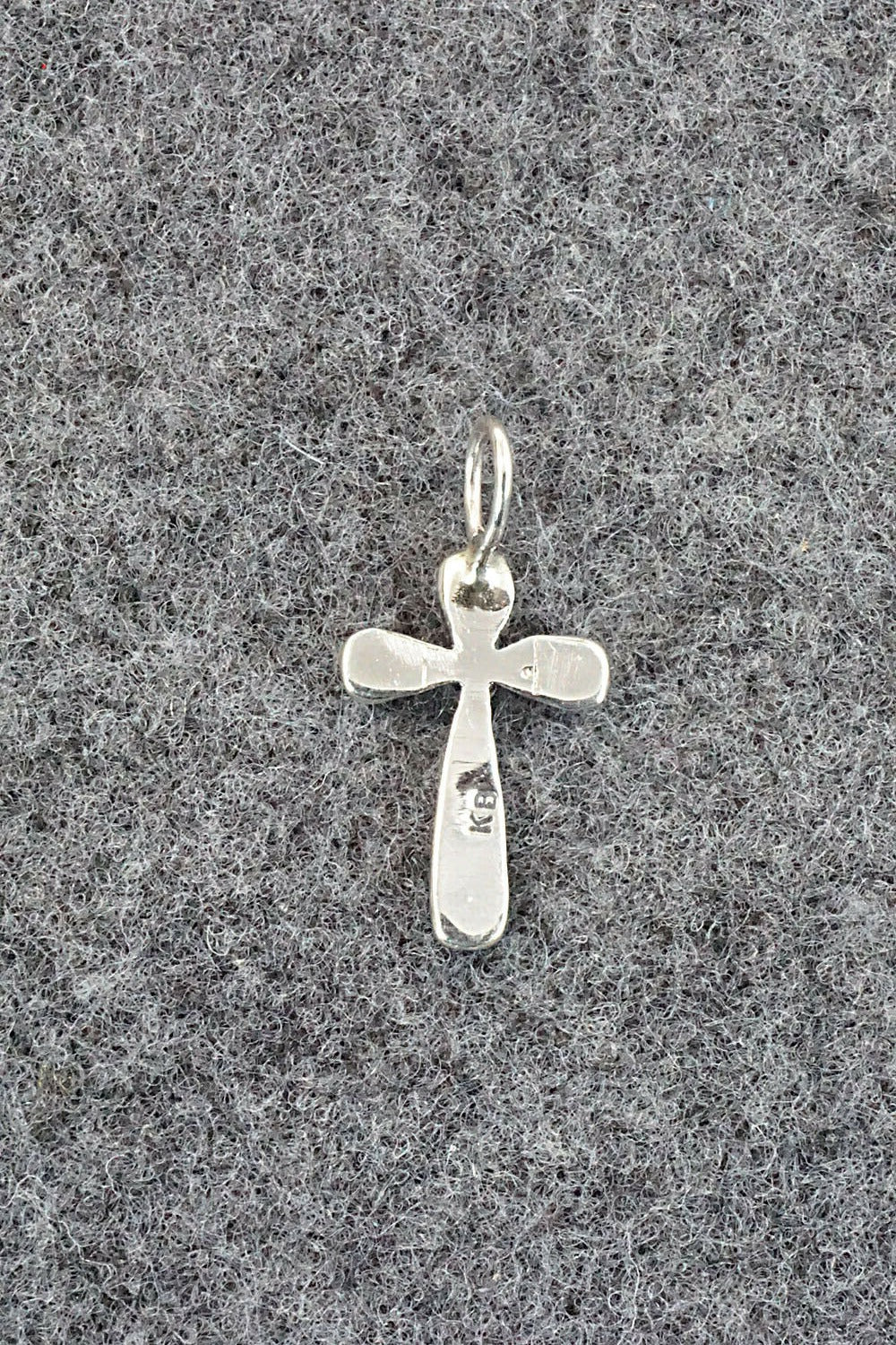 Multi Stone & Sterling Silver Inlay Pendant - Christina Bowannie