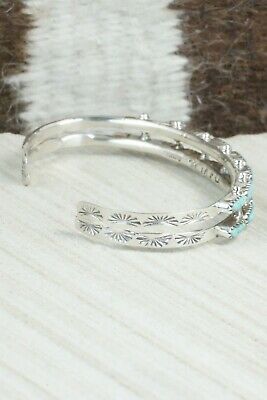 Turquoise & Sterling Silver Bracelet - Murray Hannaweeka
