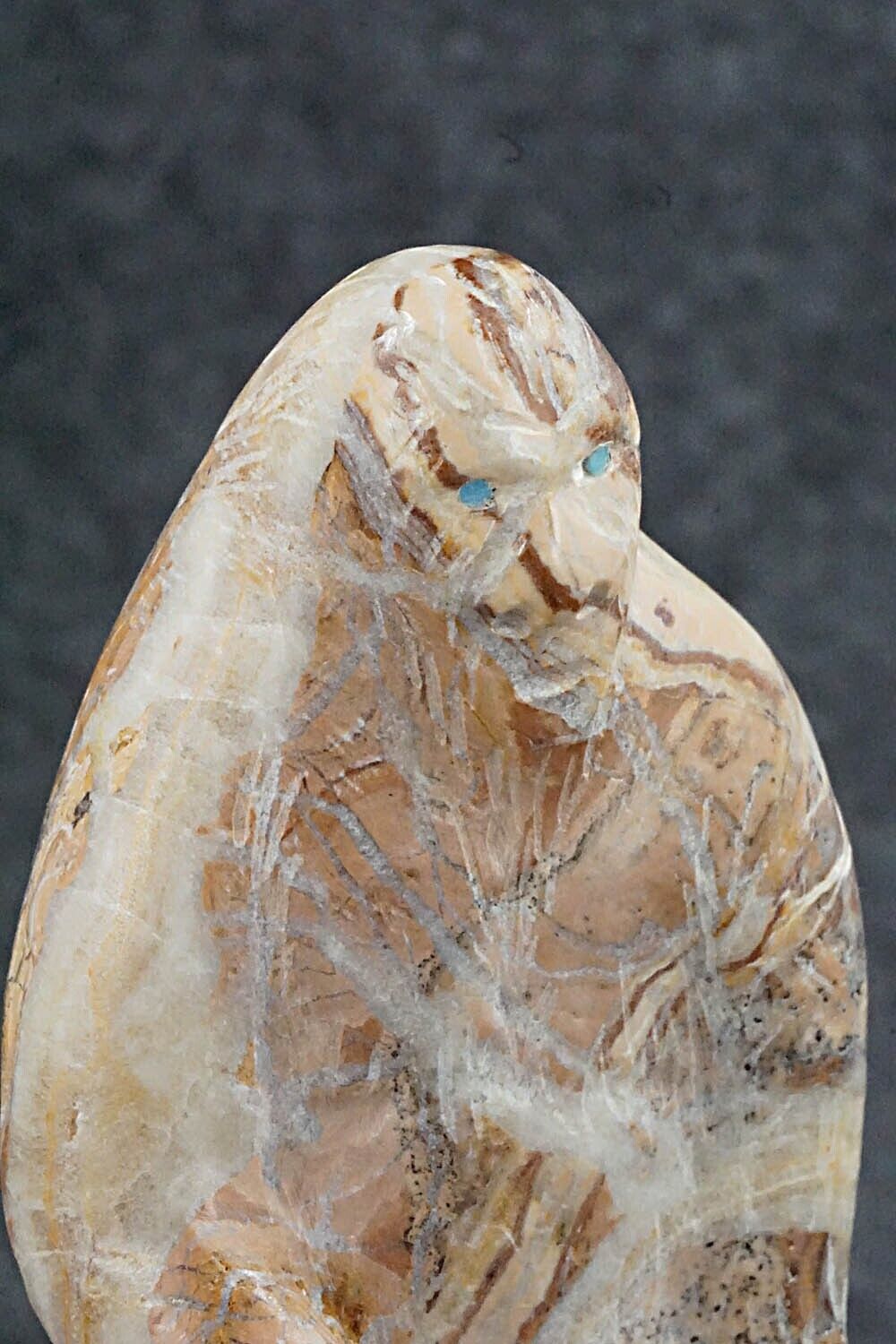 Bigfoot (Sasquatch) Zuni Fetish Carving - Cody Nastacio