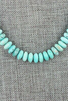 Turquoise & Sterling Silver Necklace - Doreen Jake