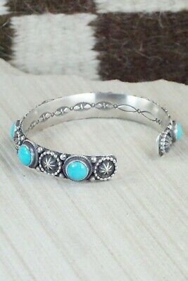 Turquoise & Sterling Silver Bracelet - Bobby Platero