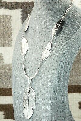 Sterling Silver Feather Necklace - Ben Begay