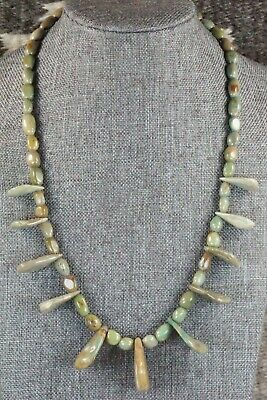 Turquoise & Sterling Silver Necklace - Navajo