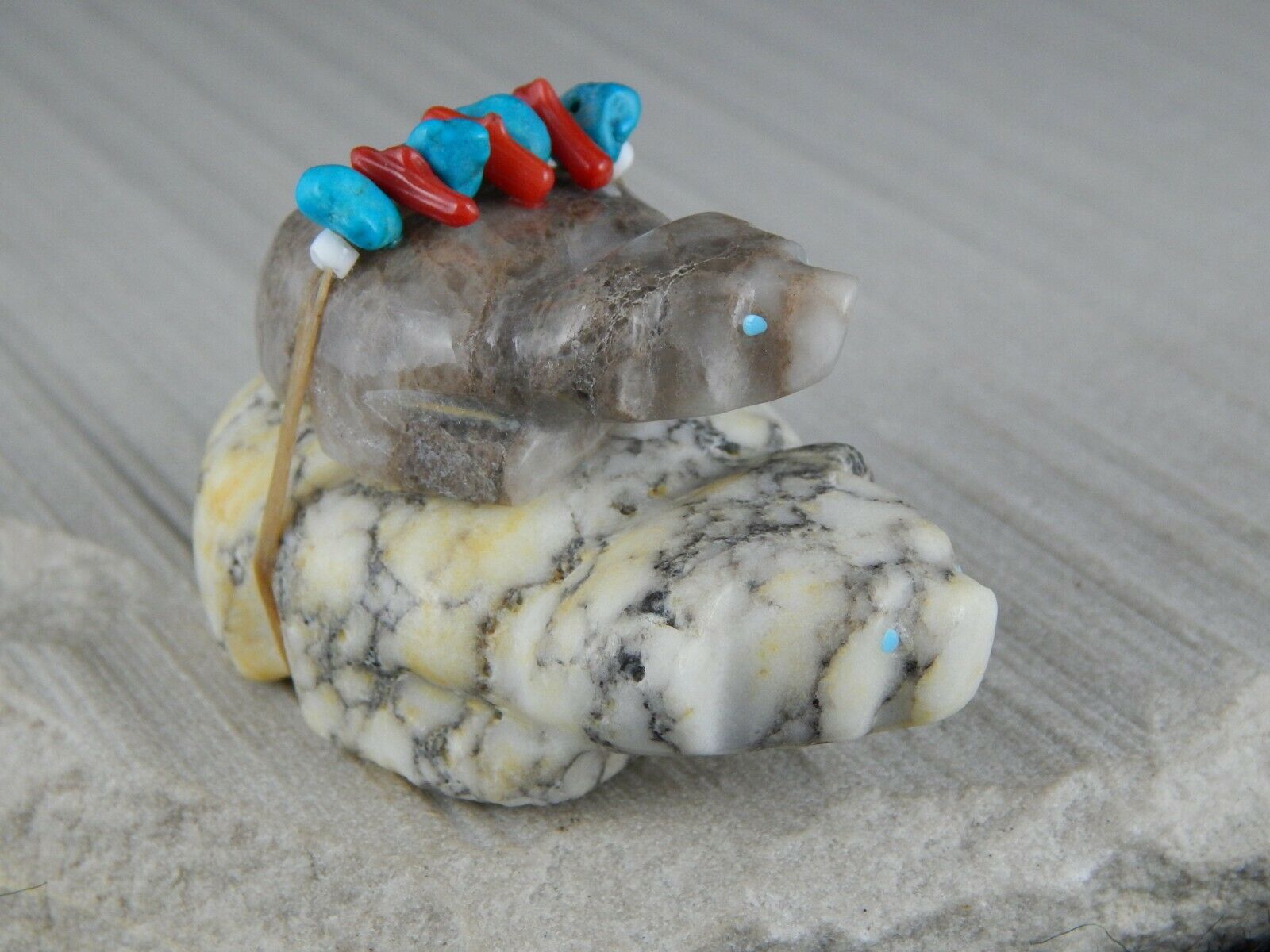 Badgers Zuni Fetish Carving - Ed Lementino - High Lonesome Trading