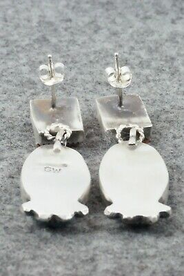 Turquoise & Sterling Silver Earrings - Selina Warner