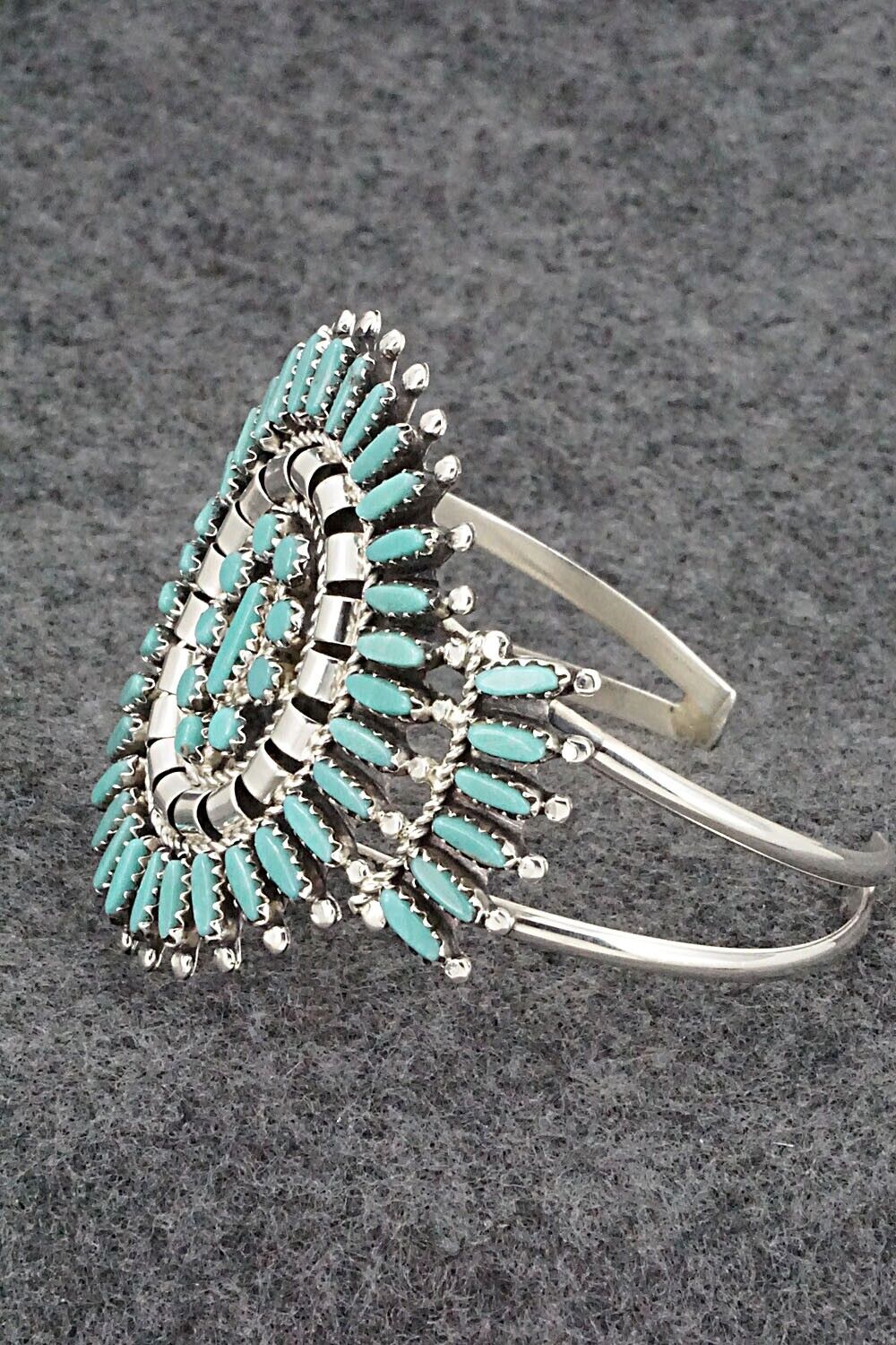 Turquoise & Sterling Silver Bracelet - Nathaniel Nez