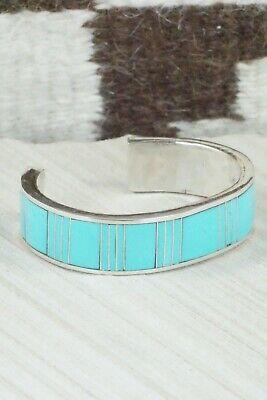 Turquoise & Sterling Silver Bracelet - Viann Haloo - High Lonesome Trading