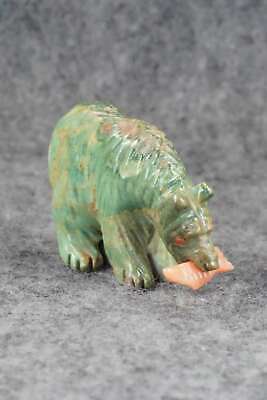 Bear Zuni Fetish Carving - Andres Quandelacy