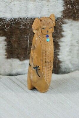 Corn Maiden Zuni Fetish Carving - Sandra Quandelacy - High Lonesome Trading