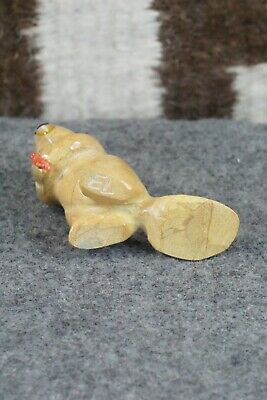 Beaver Zuni Fetish Carving - Enrike Leekya