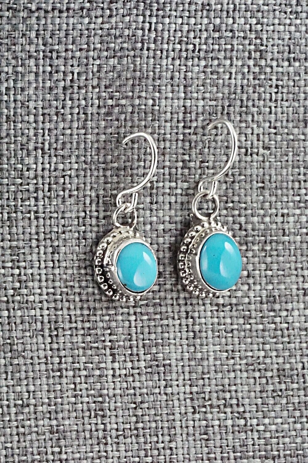 Turquoise & Sterling Silver Earrings - Jan Mariano