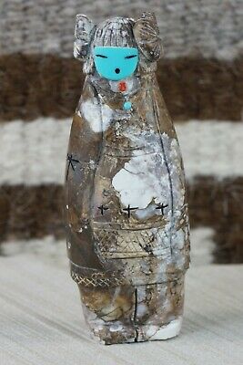 Corn Maiden Zuni Fetish Carving - Sandra Quandelacy - High Lonesome Trading