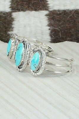 Turquoise & Sterling Silver Bracelet - Irvin Tsosie