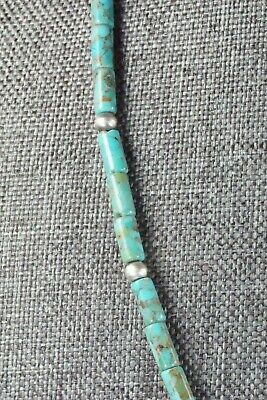 Turquoise & Sterling Silver Necklace - Navajo