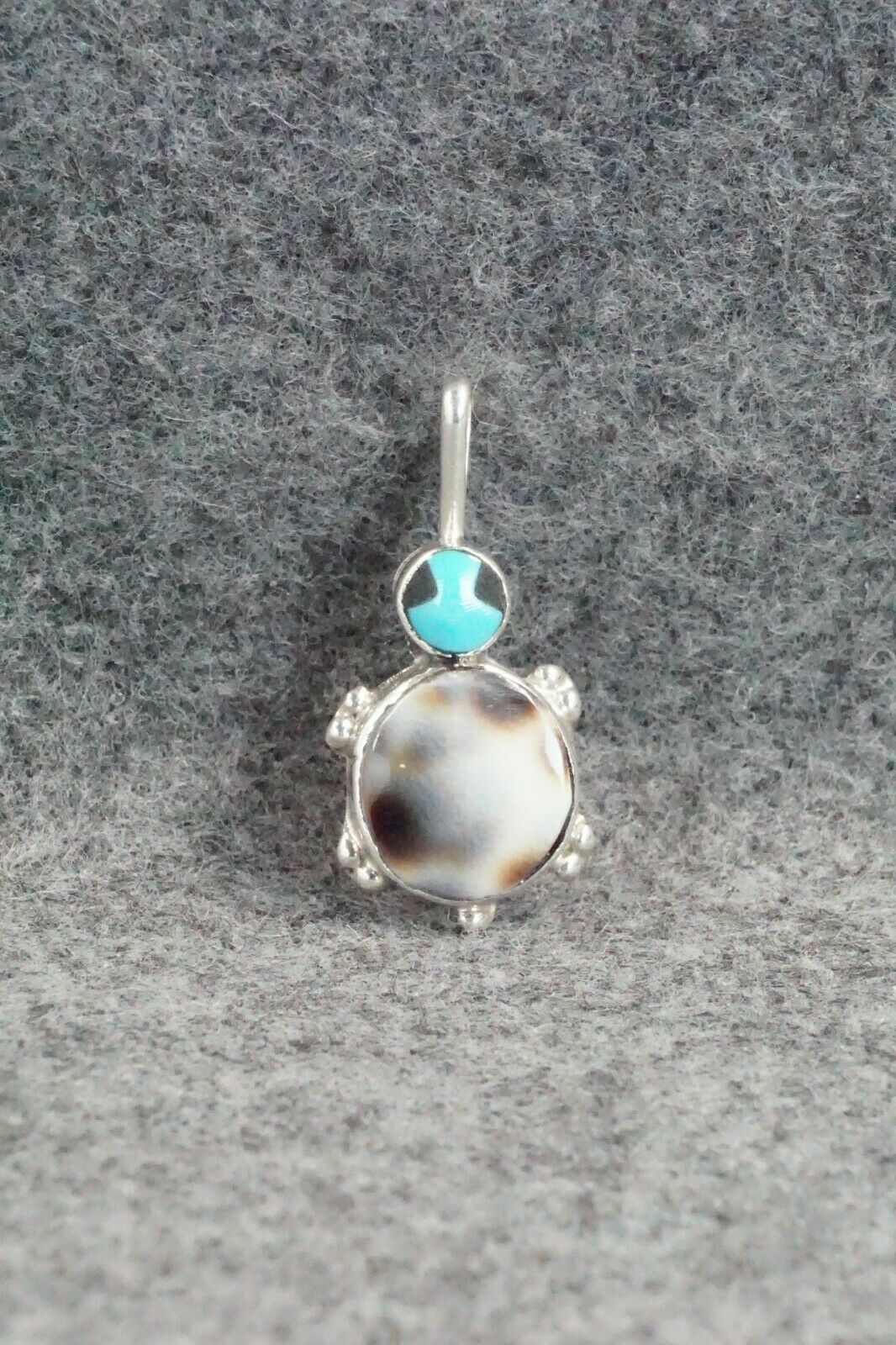 Turquoise & Sterling Silver Pendant - Kathryn Qualo