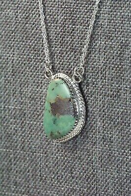 Navajo Turquoise & Sterling Silver Necklace - Annie Spencer
