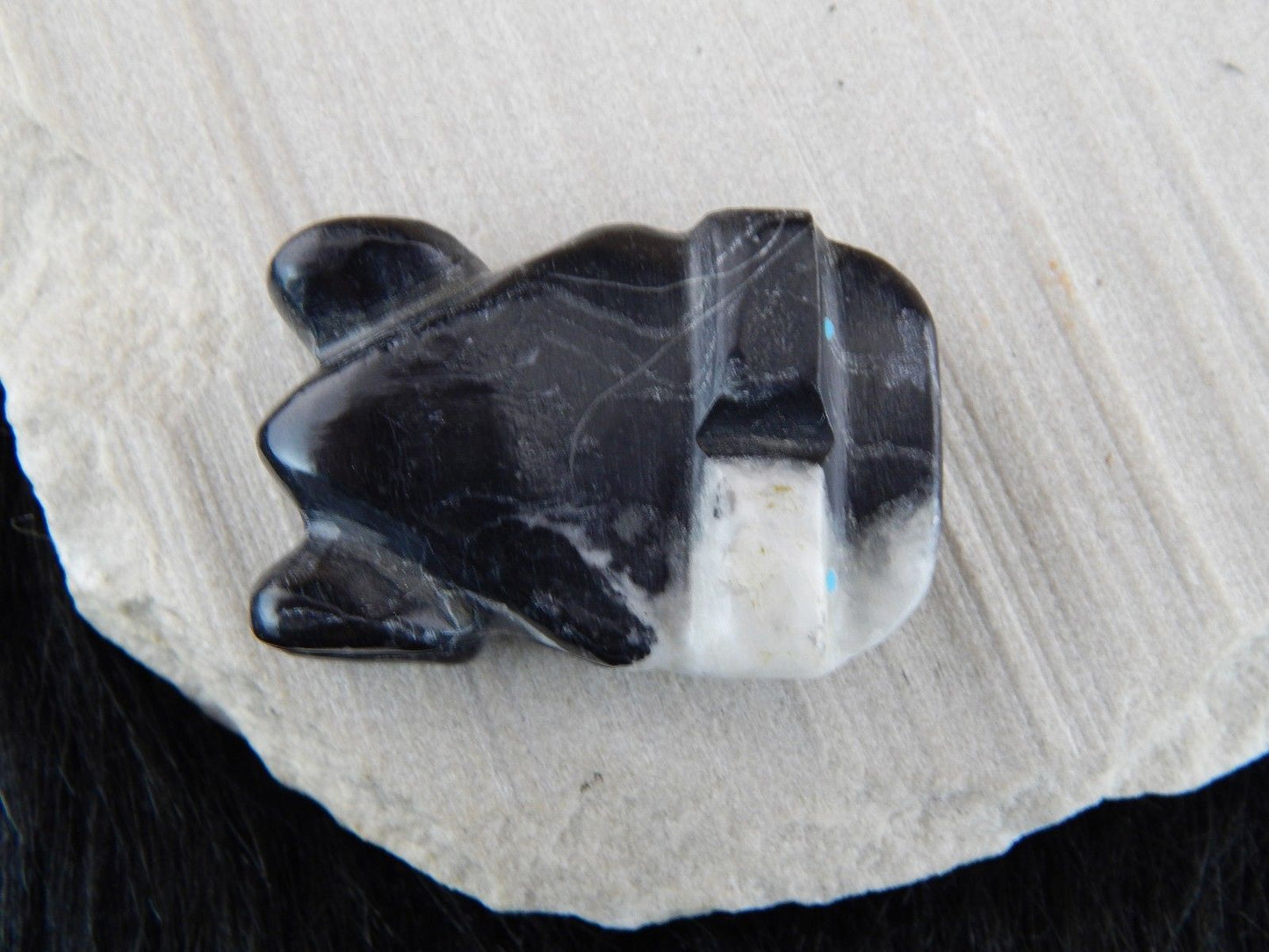 Frog Zuni Fetish Carving - Kelly Lementino - High Lonesome Trading