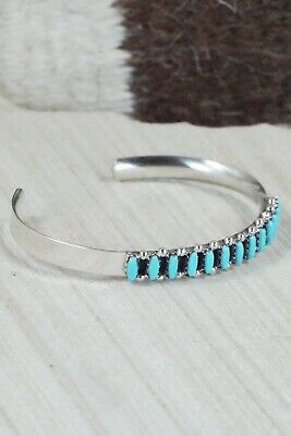 Turquoise & Sterling Silver Bracelet - Veronica Martza