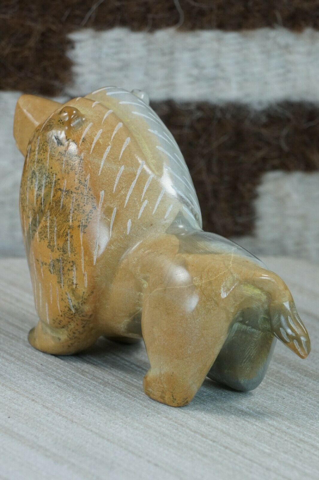 Lion Zuni Fetish Carving - Enrike Leekya