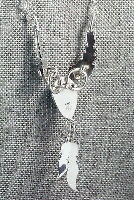 Turquoise & Sterling Silver Necklace - Lee Shorty