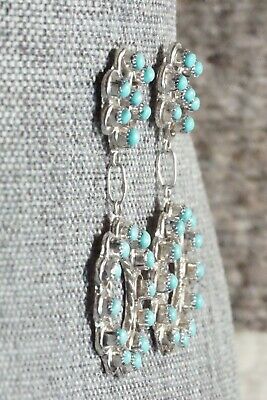 Turquoise & Sterling Silver Earrings - Waylon Johnson