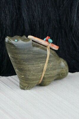 Bear Zuni Fetish Carving - Leland Boone - High Lonesome Trading