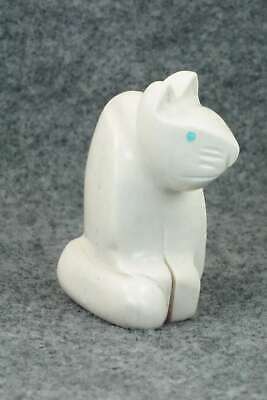 Mountain Lion Zuni Fetish Carving - Gilbert Lonjose