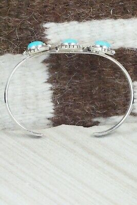 Turquoise & Sterling Silver Bracelet - Amos Begay
