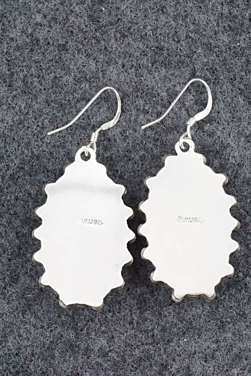Turquoise & Sterling Silver Earrings - Freida Martinez