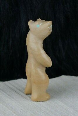 Bear Zuni Fetish Carving - Andres Quandelacy - High Lonesome Trading