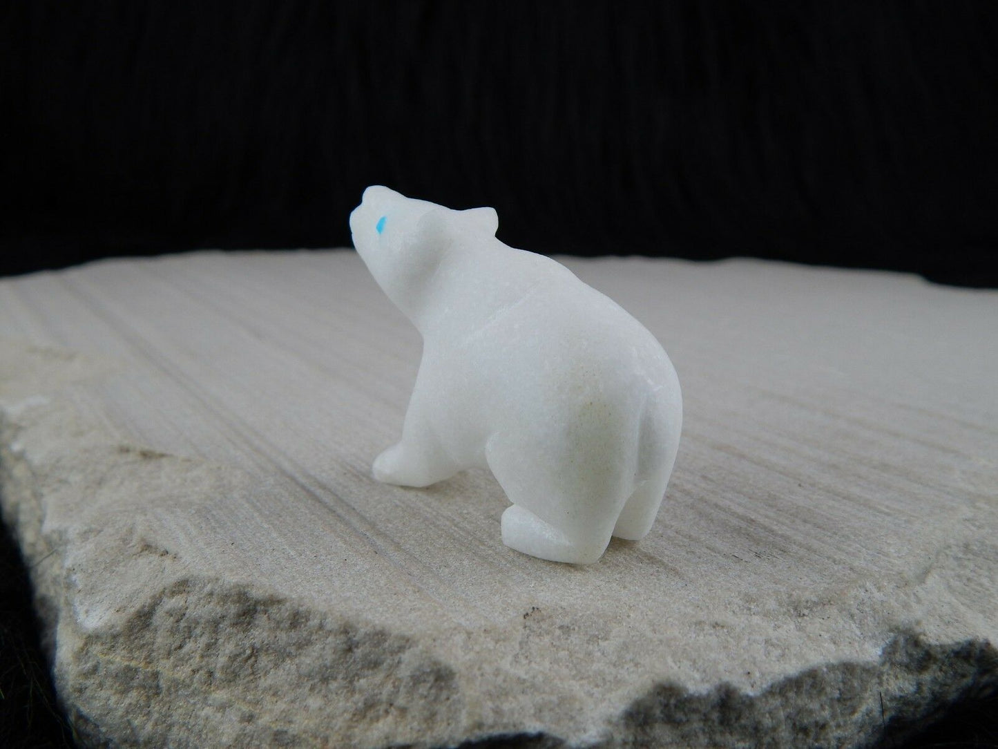 Bear Zuni Fetish Carving - Herbert Him - High Lonesome Trading