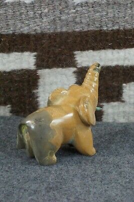 Elephant Zuni Fetish Carving - Enrike Leekya