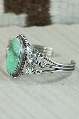 Navajo Turquoise & Sterling Silver Bracelet - Daniel Benally