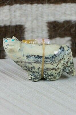 Wolf Zuni Fetish Carving - Delvin Leekya - High Lonesome Trading