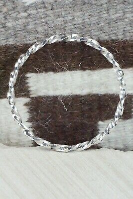 Sterling Silver Bangle - Elaine Tahe