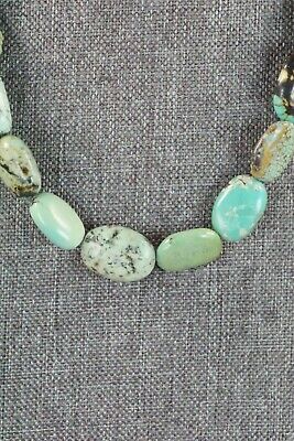 Turquoise & Sterling Silver Necklace - Navajo