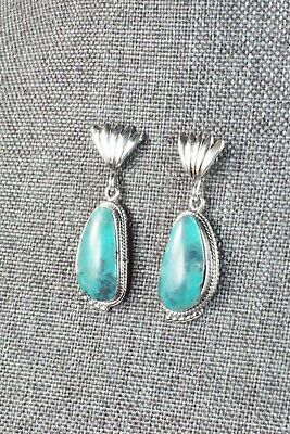 Turquoise and Sterling Silver Earrings - Sharon McCarthy