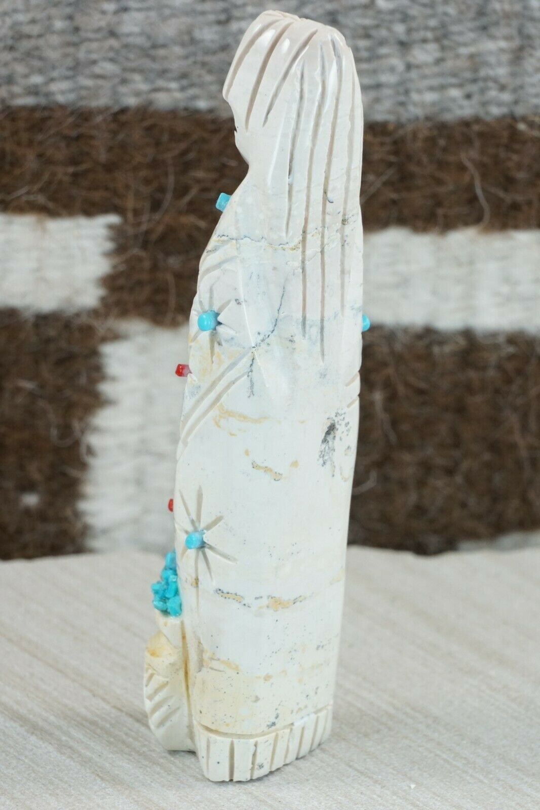 Corn Maiden Zuni Fetish Carving - Terrance Martza