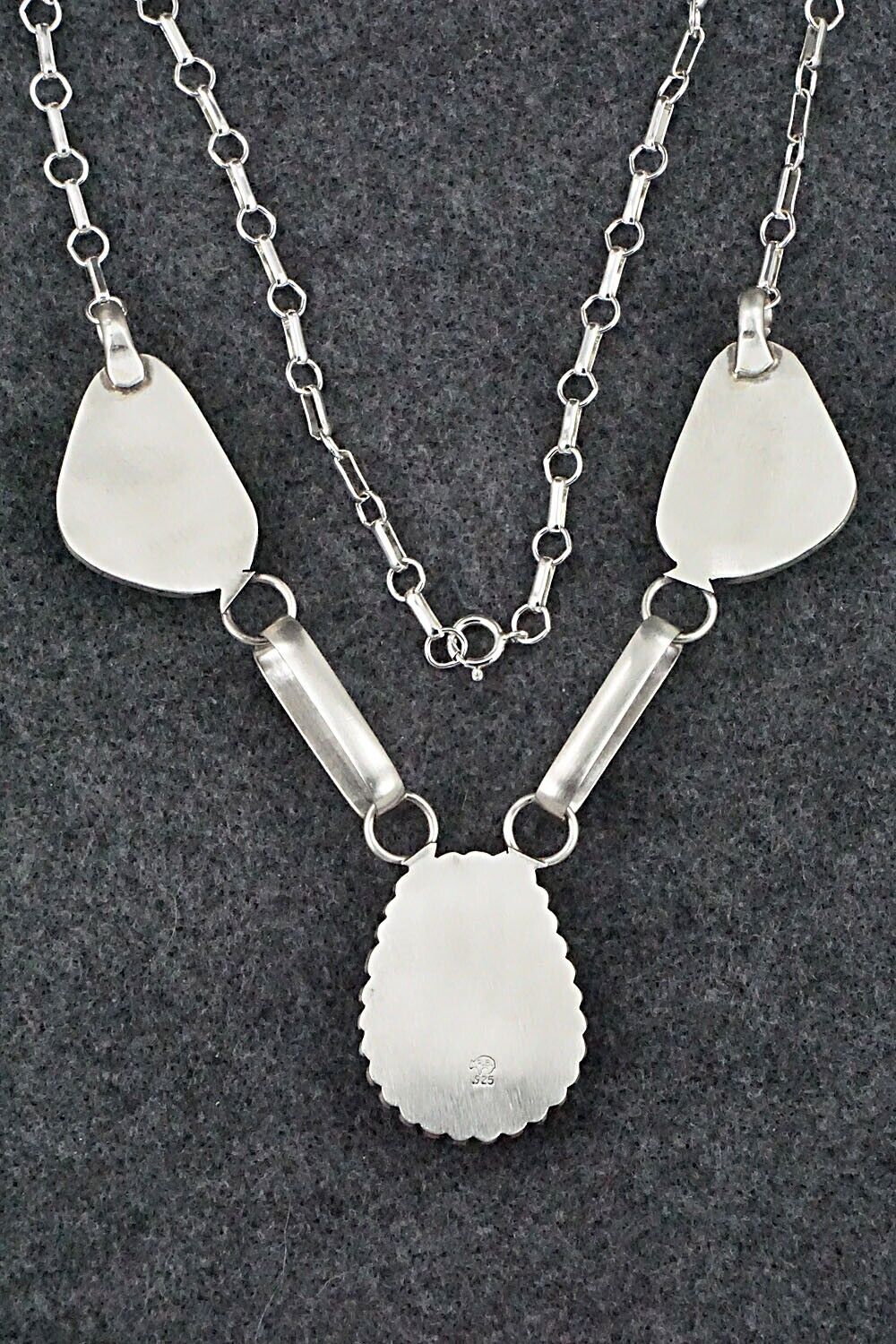 White Buffalo & Sterling Silver Necklace - Mike Smith