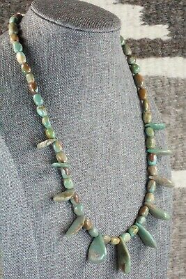 Turquoise & Sterling Silver Necklace - Navajo