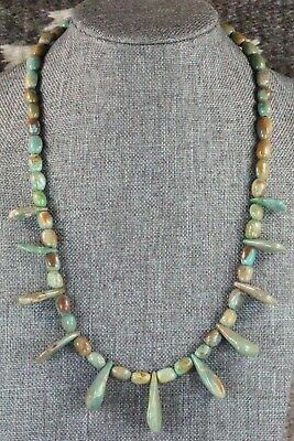 Turquoise & Sterling Silver Necklace - Navajo