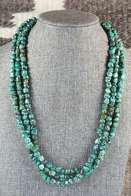 Turquoise & Sterling Silver Necklace - Navajo